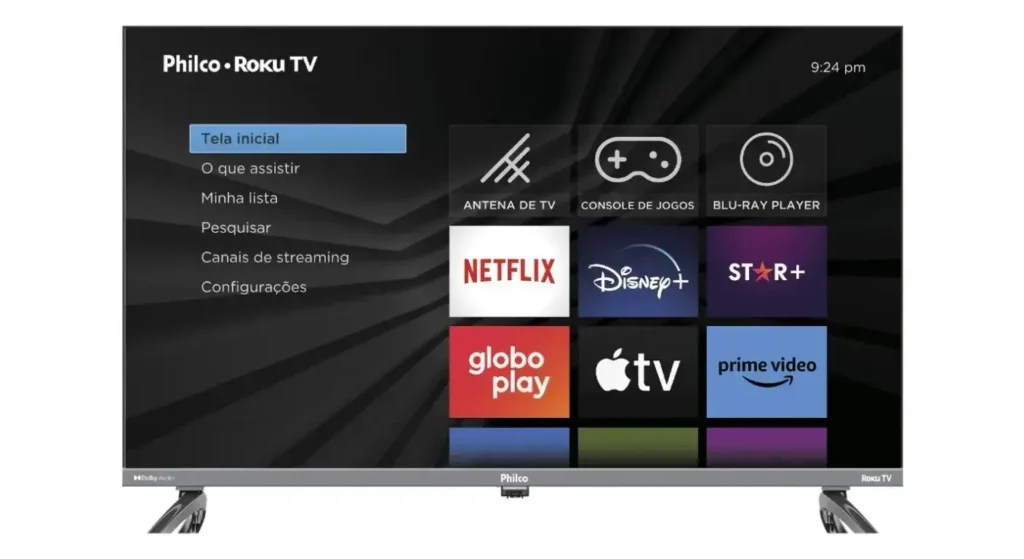 Smart TV Philco 32” PTV32K34RKGB Roku HD