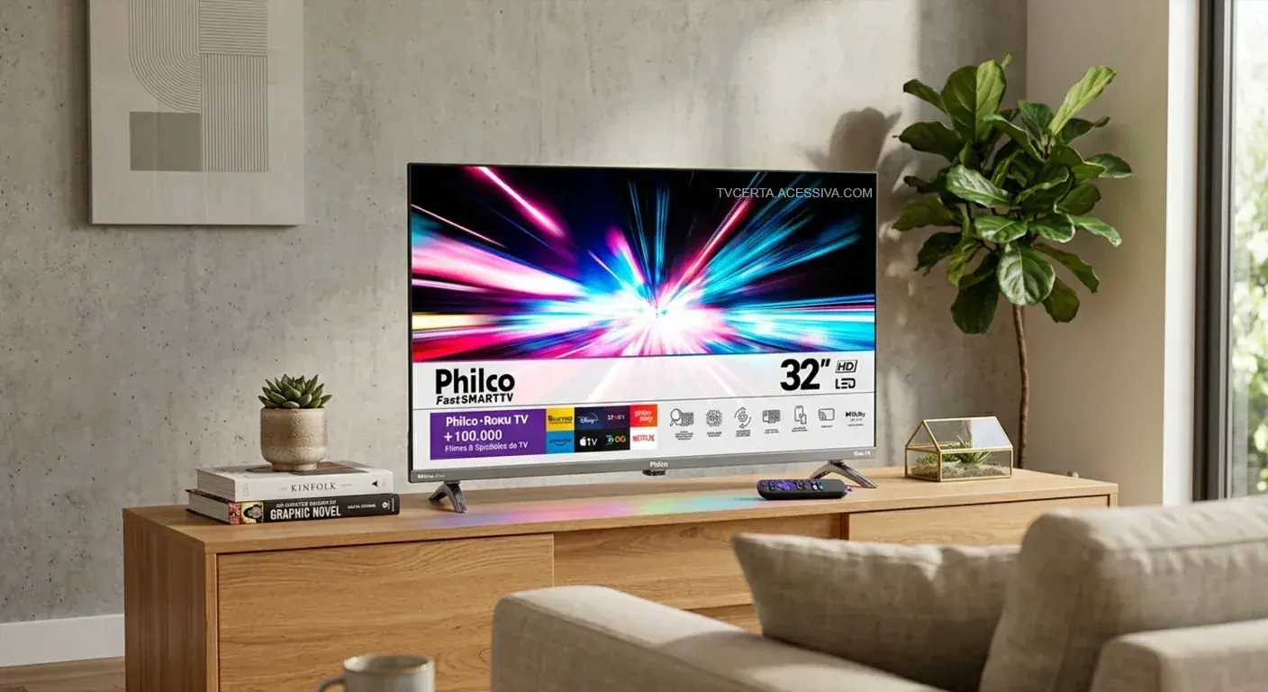 Smart TV Philco P32VIK Roku 32” é boa? Vale a pena