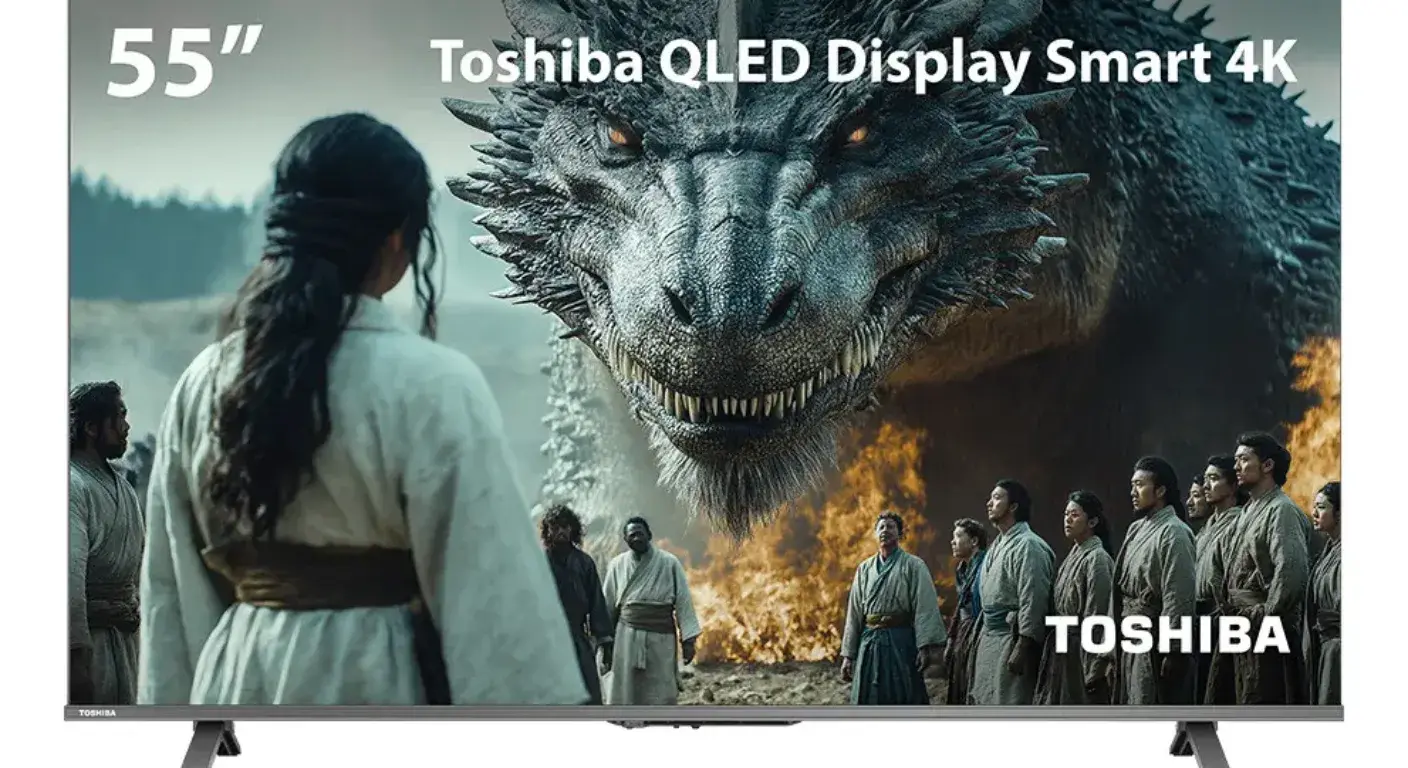 TV Toshiba é boa? Vale a pena ou é cilada? Veja antes de comprar 4 Smart TV QLED 55 4K Toshiba Google TV 3HDMI 2USB Wi-Fi